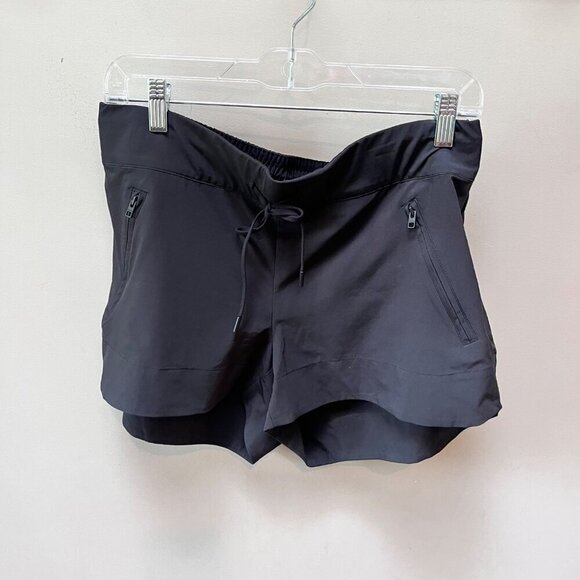 Athleta Women's Athletic Shorts Size 10 Black‎ - Picture 1 of 5
